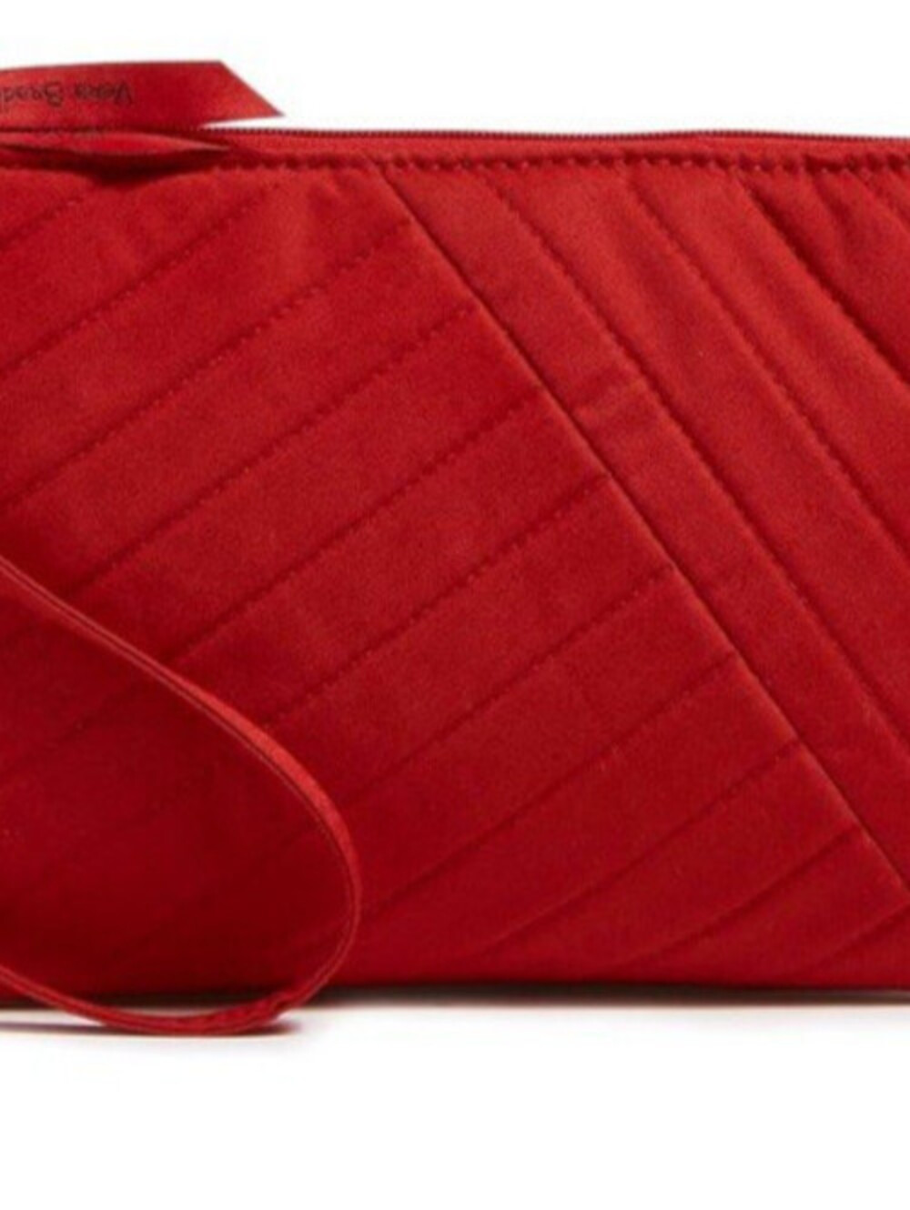 Vera Bradley Women's Outlet Recycled Cotton RFID Convertible Wristlet Bag Red